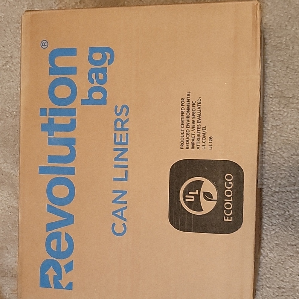 Revolution Bag Eco Max Low Density Can Liner, 500 bags